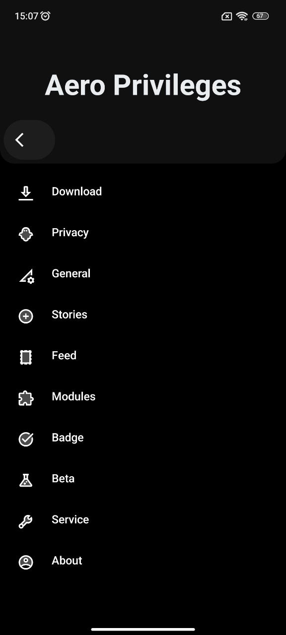 Tweaks setup